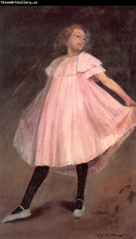 Glackens, William James Dancer in a Pink Dress